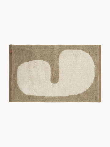 Washable Organic Cotton Bath Rug Lay