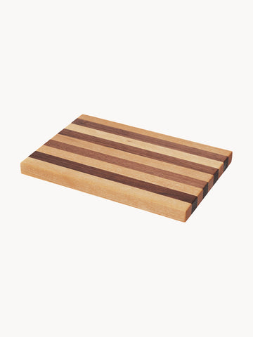 Stribe Walnut and Oak Wood Cutting Board