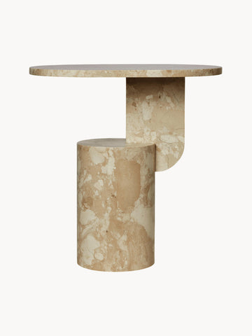 Insert Oval Marble Side Table