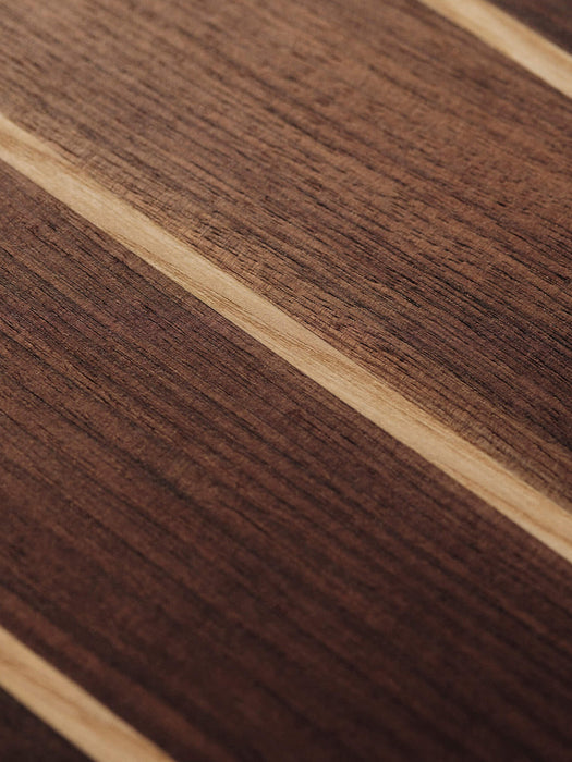 Stribe Walnut and Oak Wood Cutting Board