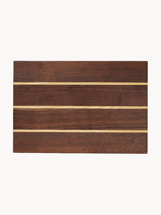 Stribe Walnut and Oak Wood Cutting Board