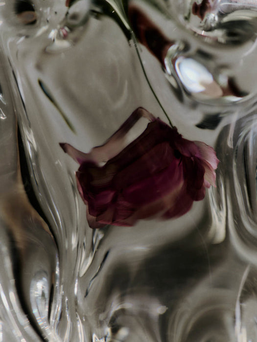 Virelle Mouth-Blown Vase, H 24 cm