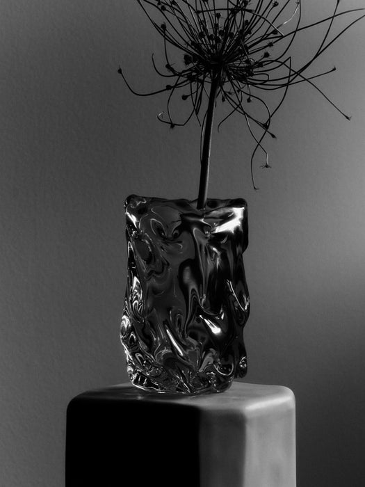 Virelle Mouth-Blown Vase, H 24 cm