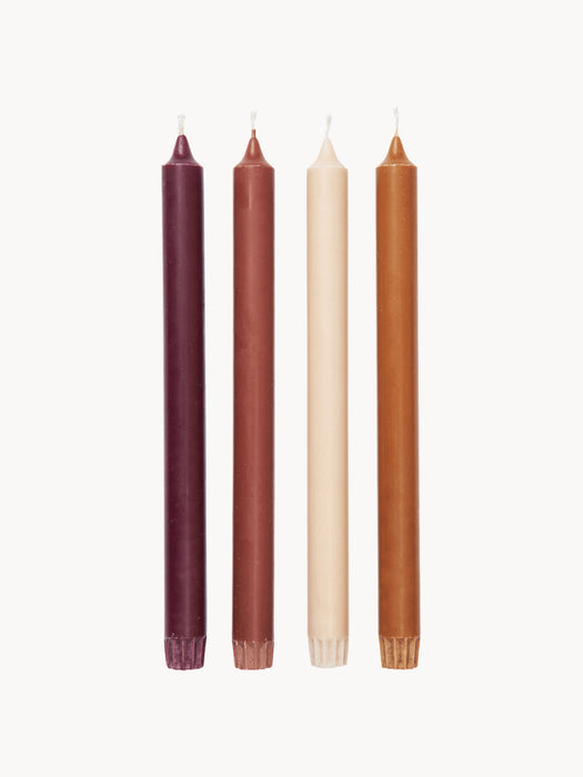 Dinner Candles Pure Set of 4
