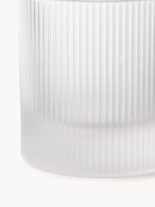 Mouth-Blown Glass Tumblers Ripple Set of 2 250 ml