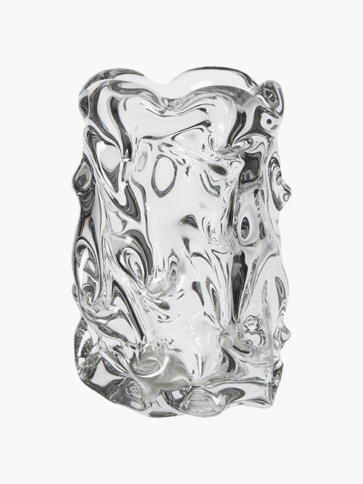 Virelle Mouth-Blown Vase, H 18 cm