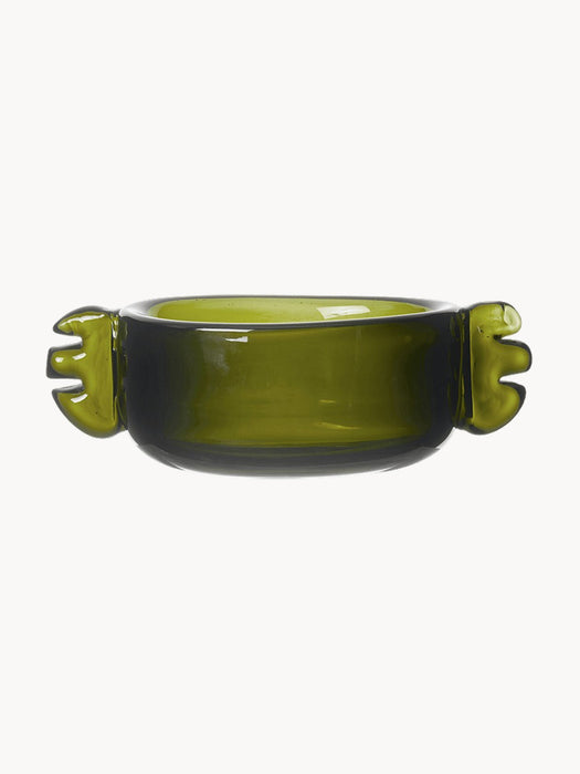 Mouth-Blown Decorative Bowl Alas W 23 cm