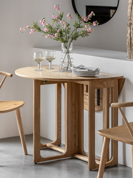 Round Folding Dining Table Craft 100 cm