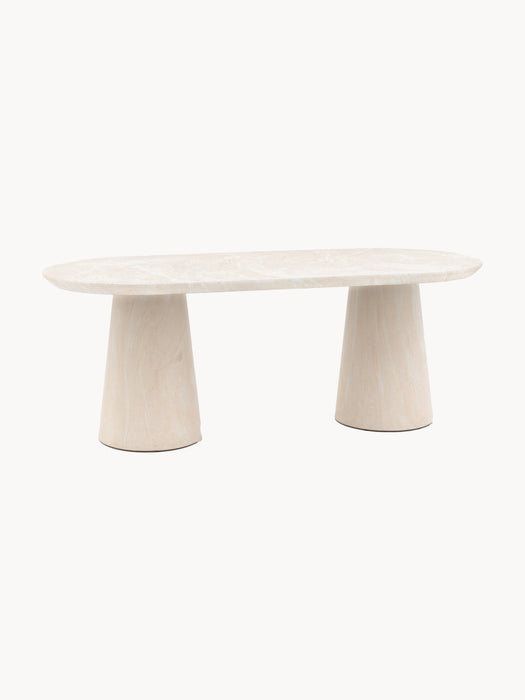 Oval Dinning Table Pedra 200x90 cm