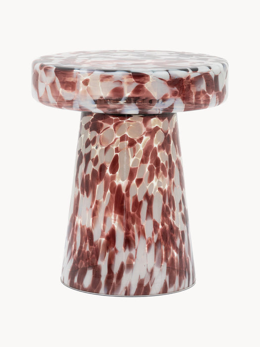 Round Mouth-Blown Side Table Murano