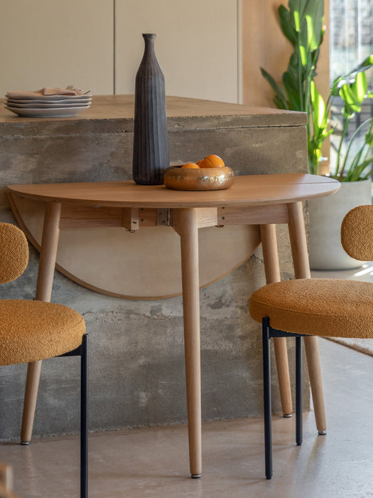 Round Folding Dining Table Hatfield 100 cm