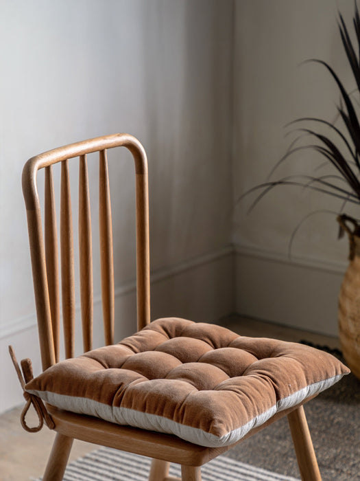 Velvet Seat Cushion Cozy
