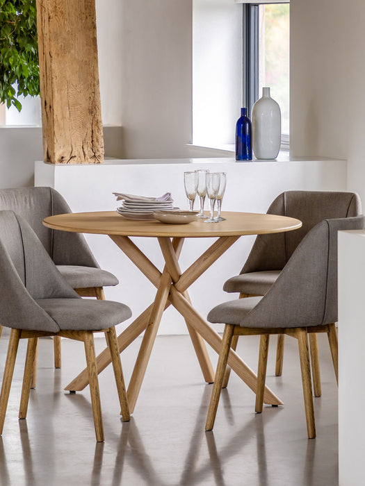 Round Dining Table Korsa 110 cm