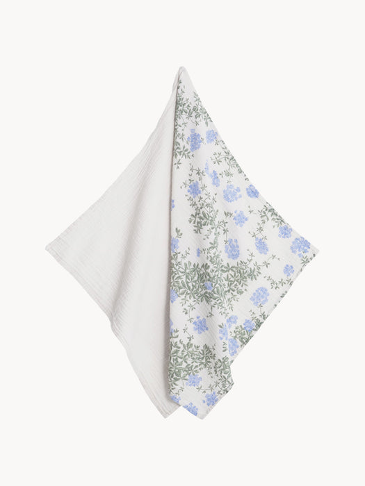 Cotton Muslin Cloths Plumbago Set of 2