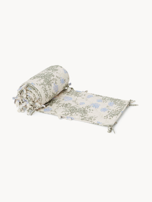Cotton Bed Bumper Plumbago