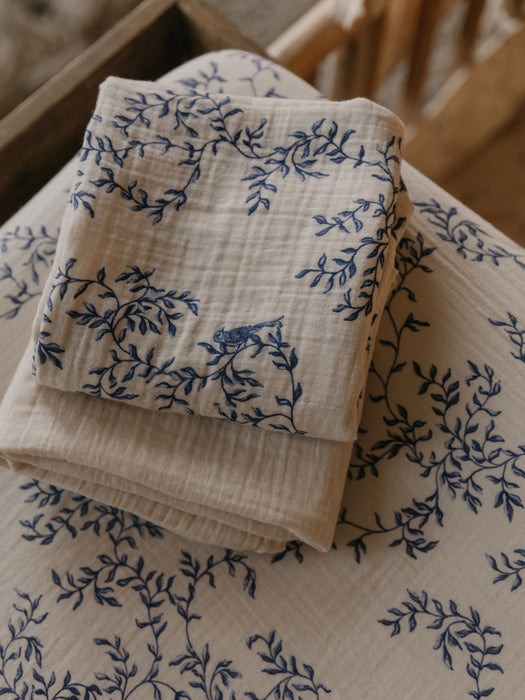 Cotton Muslin Cloths Jardim Set of 2