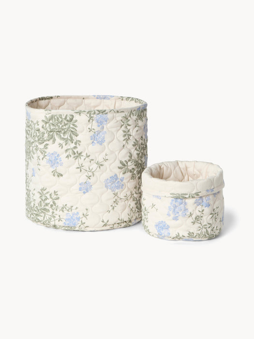 Cotton Kids Storage Baskets Plumbago Set of 2