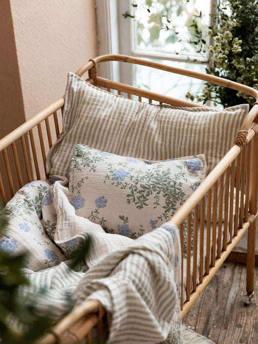 Plumbago Baby Cotton Bedding Set, 100 x 140 cm + 1 pillow 40 x 60 cm