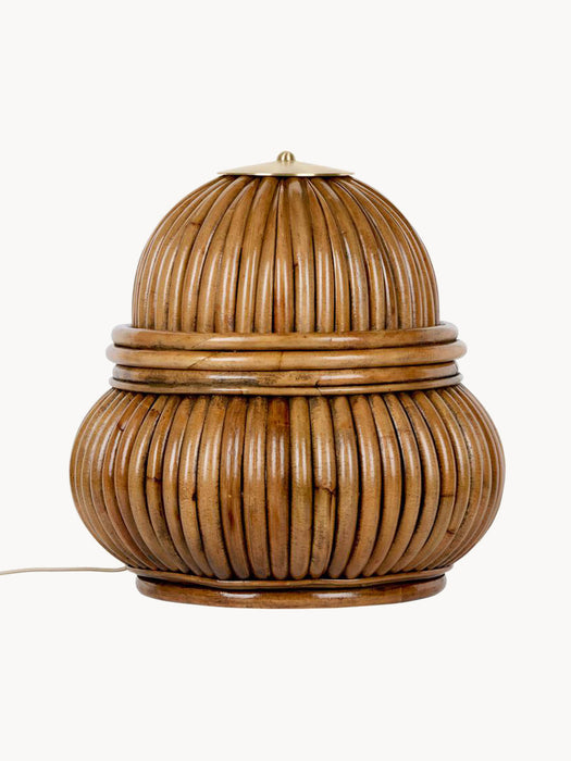Bohemian Small Rattan Floor Lamp