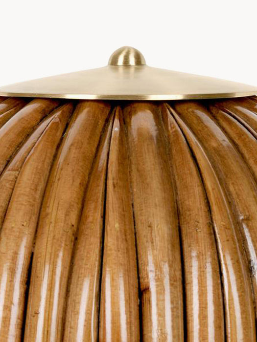 Bohemian Small Rattan Floor Lamp
