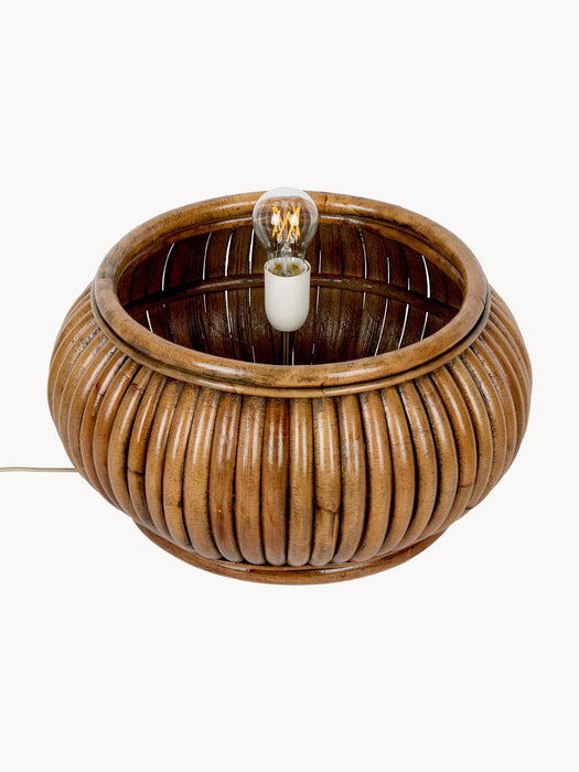 Bohemian Small Rattan Floor Lamp