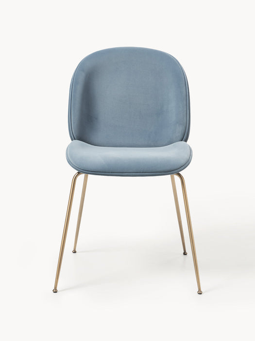 Beetle by Delia Lachance WESTWING x GUBI, Velvet Dining Chair