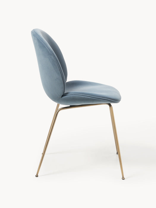 Beetle by Delia Lachance WESTWING x GUBI, Velvet Dining Chair