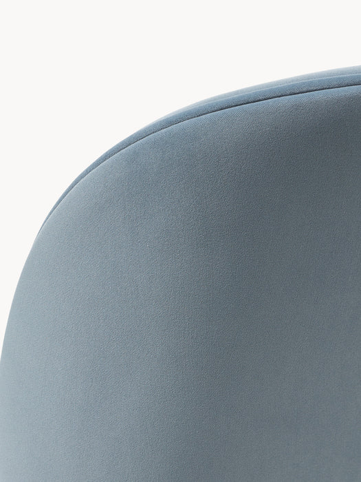 x GUBI Velvet Dining Chair Beetle by Delia Lachance