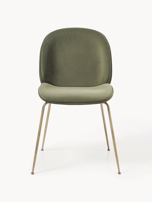Beetle by Delia Lachance WESTWING x GUBI, Velvet Dining Chair