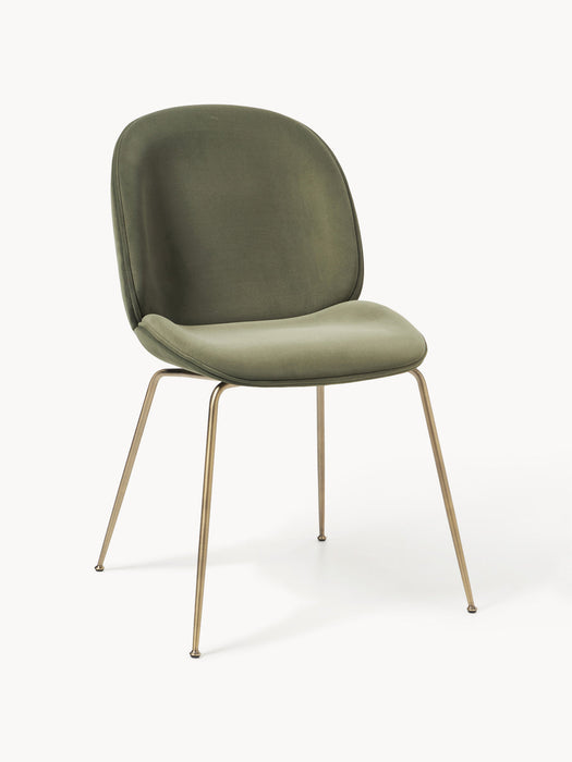 Beetle by Delia Lachance WESTWING x GUBI, Velvet Dining Chair
