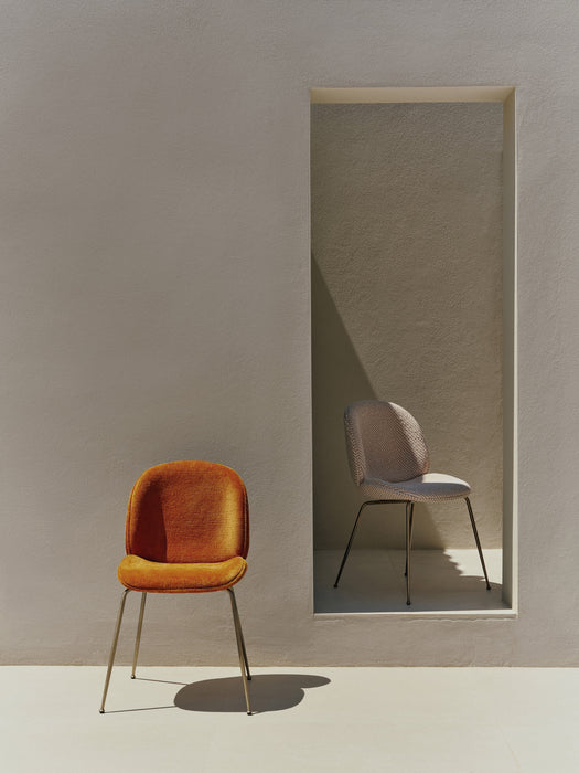 x GUBI Upholstered Dining Chair Beetle by Delia Lachance
