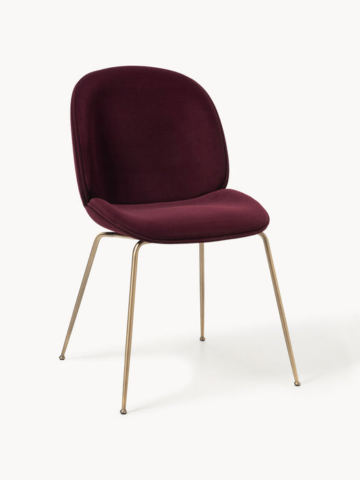 Beetle by Delia Lachance WESTWING x GUBI, Velvet Dining Chair