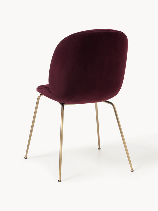 Beetle by Delia Lachance WESTWING x GUBI, Velvet Dining Chair