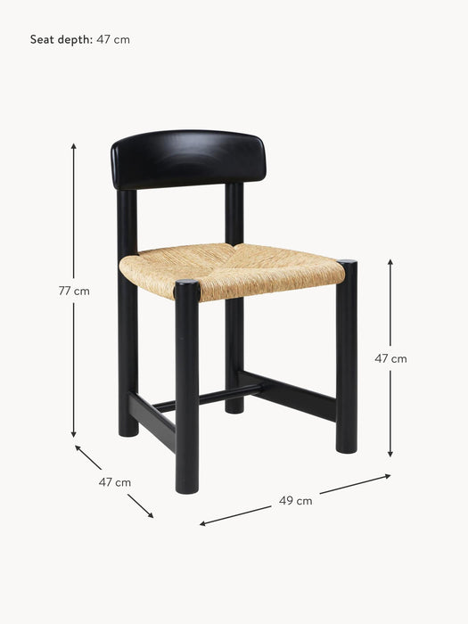 Handmade Pine Wood Dining Chair Daumiller