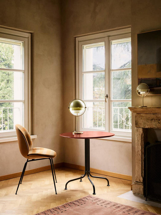 Carmel Round Bistro Table with Ceramic Top, Ø 75 x H 74 cm