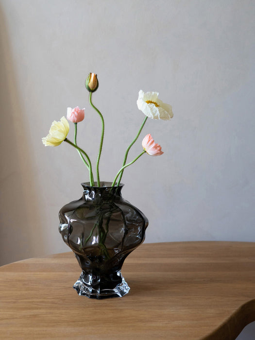 Mouth-Blown Glass Vase Ammonit H 30 cm