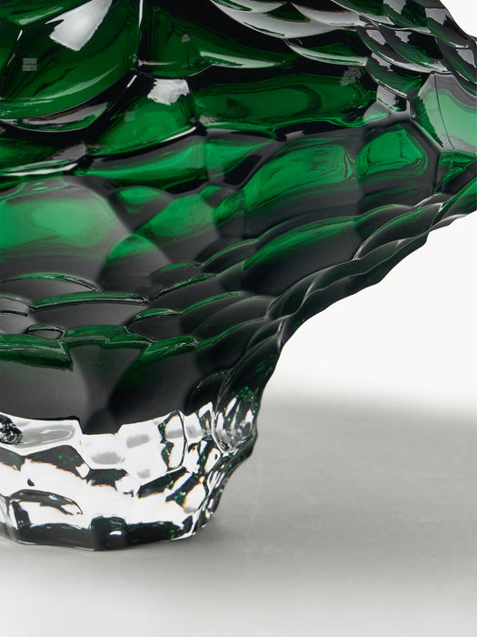 Canyon Mouth-Blown Glass Vase, H 23 cm