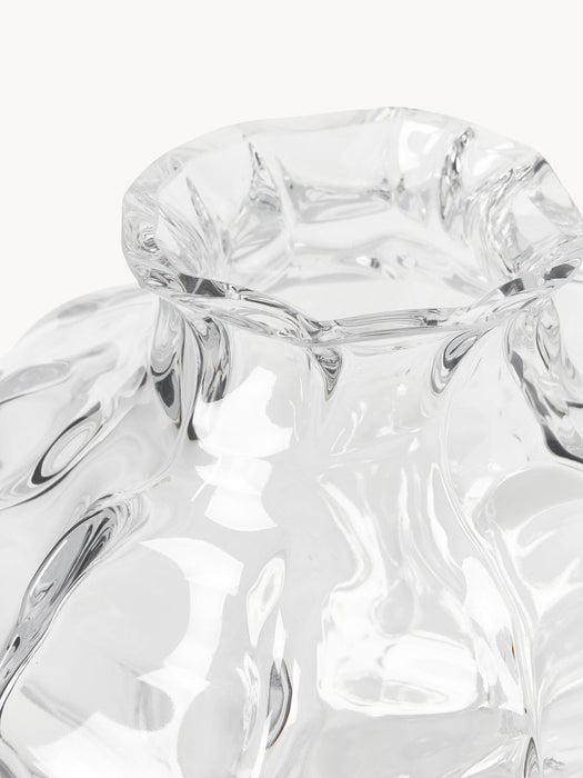 Ammonit Mouth-Blown Glass Vase, H 30 cm