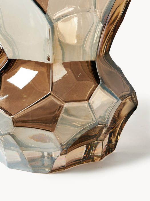 Mouth-Blown Glass Vase Reflection H 30 cm