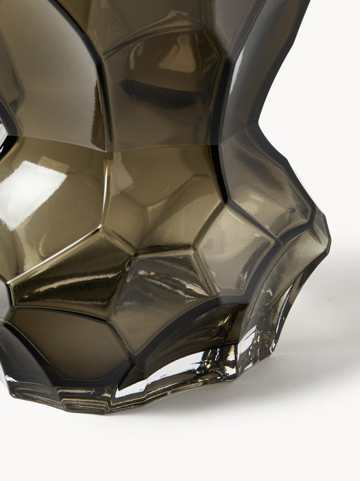 Mouth-Blown Glass Vase Reflection H 30 cm