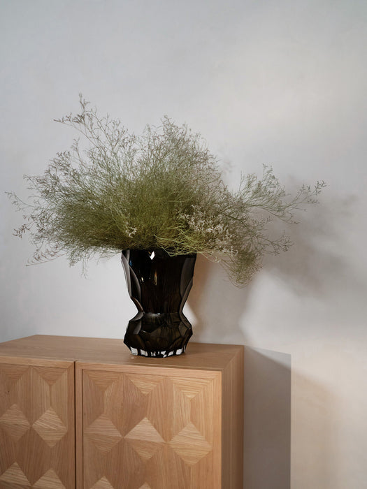 Mouth-Blown Glass Vase Reflection H 30 cm