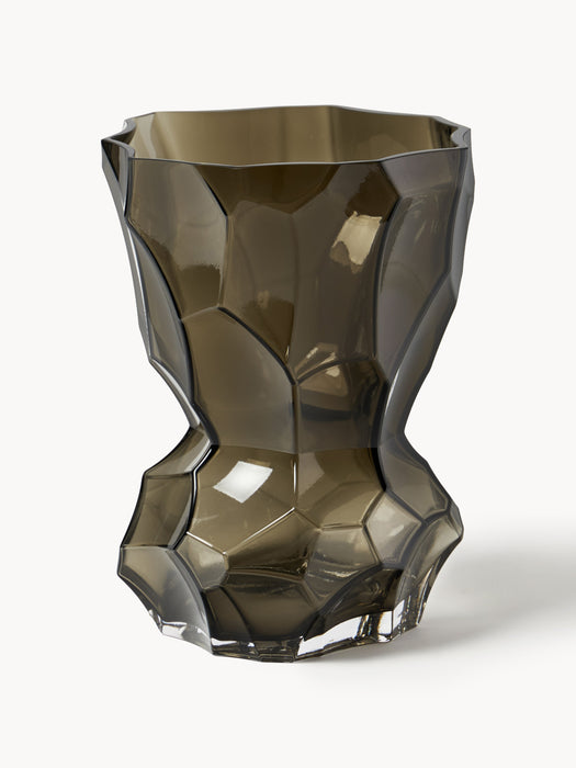 Mouth-Blown Glass Vase Reflection H 30 cm