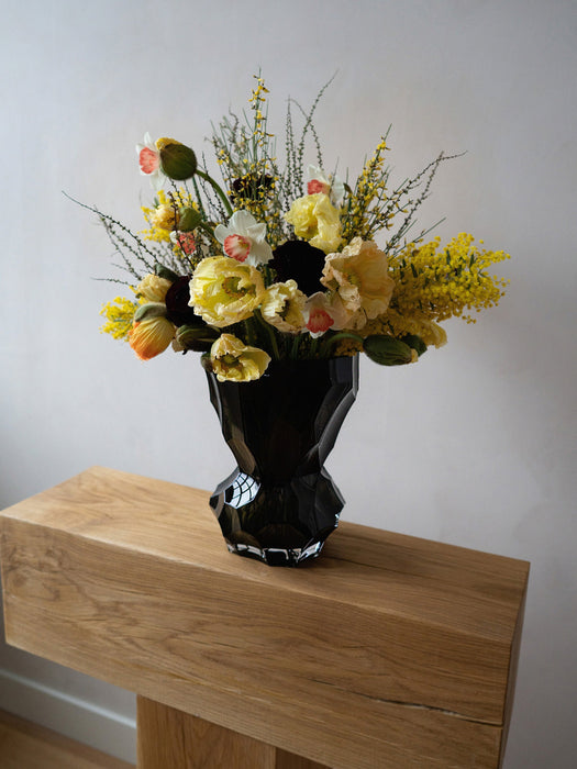 Mouth-Blown Glass Vase Reflection H 30 cm