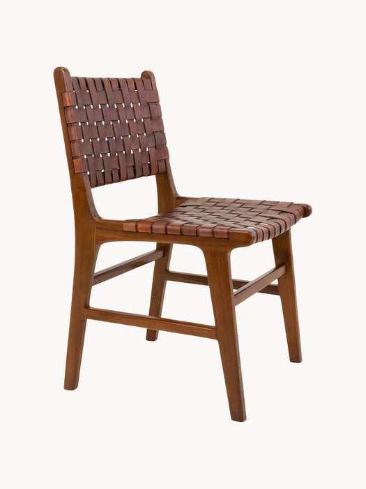 Teak Wood Dining Chairs Perugia Set of 2