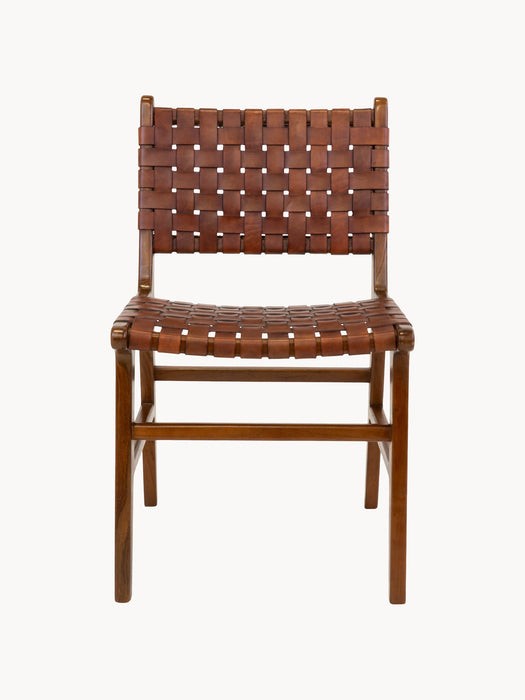 Teak Wood Dining Chairs Perugia Set of 2