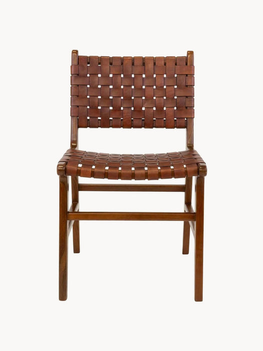 Teak Wood Dining Chairs Perugia Set of 2