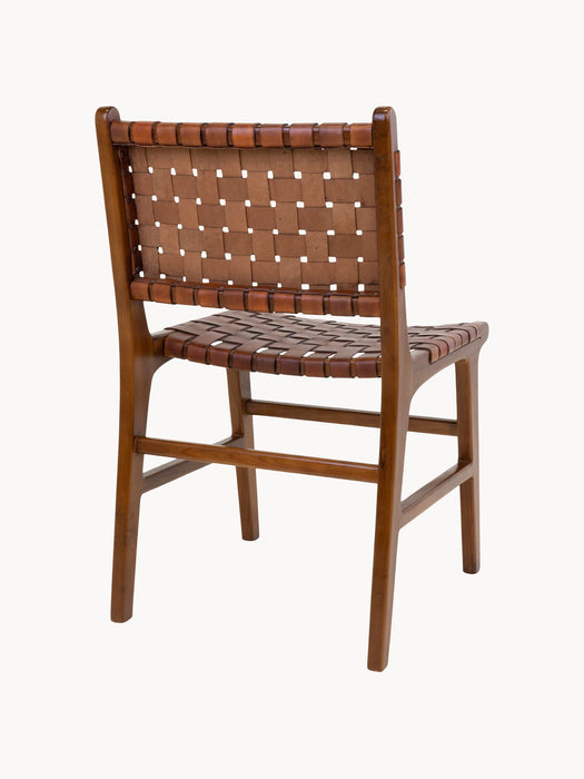 Teak Wood Dining Chairs Perugia Set of 2