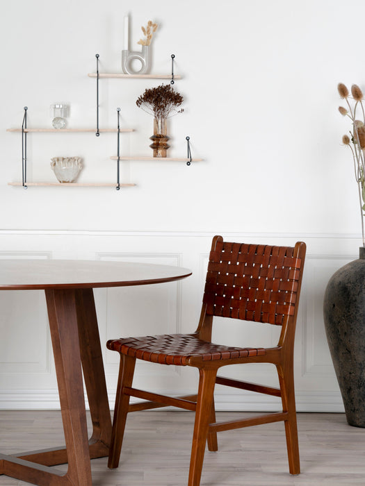 Teak Wood Dining Chairs Perugia Set of 2