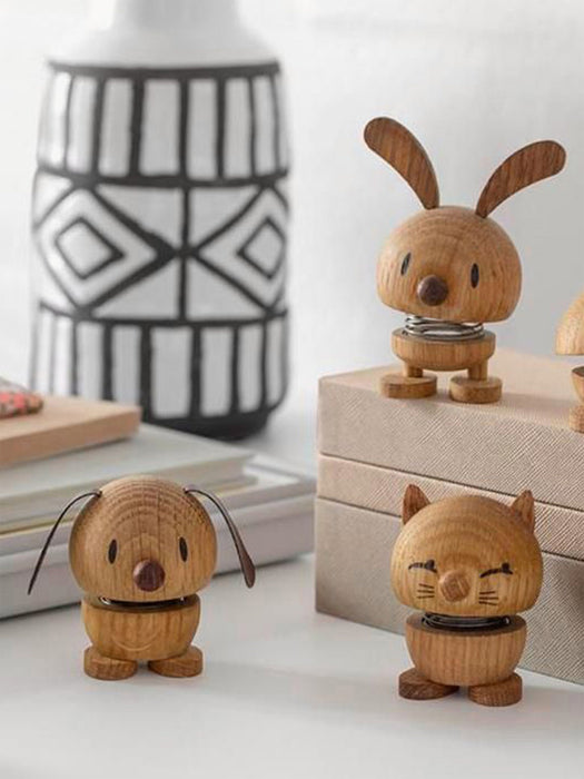 Oak Wood Decorative Object Fuzzle