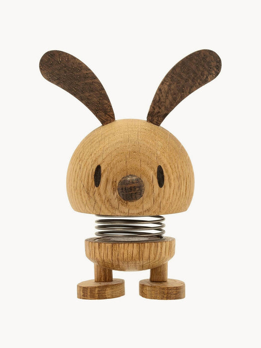 Oak Wood Decorative Object Bunny